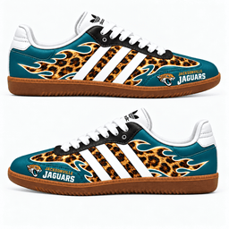 Jacksonville Jaguars Leopard Samba Shoes