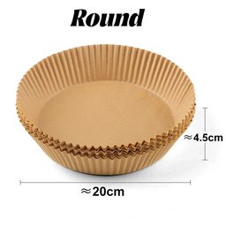Round air fryer parchment liner 20cm non-stick disposable paper