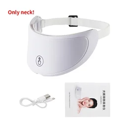 Wireless LED neck mask for skin tightening and anti aging neck rejuvenation device