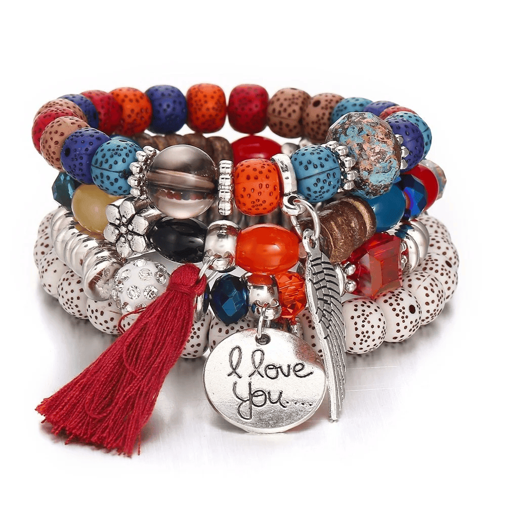 Bohemian Beads Charm Bracelet for Women