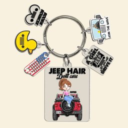 Personalized Gifts For Girl Keychain With Charms – view 6