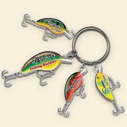 Personalized Gifts For Dad Keychain With Fishing Lure Charms - Photo 4