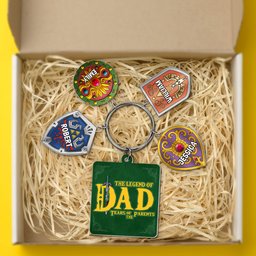 Personalized Gifts For Dad Keychain With Charms - Photo 1