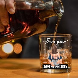 Promise To Always Be By Your Side - Personalized Whiskey Glass - Gift For Husband - Photo 5