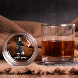 Laser-Engraved Glass With Spicy Photo For Him, Husband, Boyfriend - Personalized Whiskey Glass With Photo - Photo 2