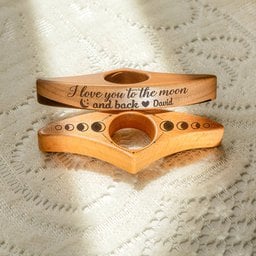I Love You To The Moon And Back - Personalized Book Page Holder - Photo 3
