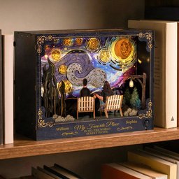 My Favorite Place In All The World Is Next To You - Personalized DIY Book Nook Kit - Photo 5