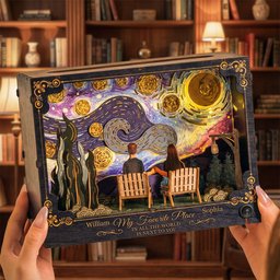 My Favorite Place In All The World Is Next To You - Personalized DIY Book Nook Kit - Photo 2