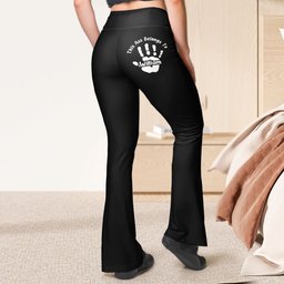 This A$$ Belongs To - Naughty Gifts For Wife, Girlfriend - Personalized Flare Leggings - Gift For Wife - Photo 2