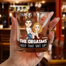 I Hope Your Day Is As Nice As My Butt - Personalized Whiskey Glass - Photo 2