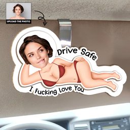 Drive Safe Version Funny - Valentines Day Gifts For Husband, Boyfriend - Custom Photo Gift Set - Photo 4