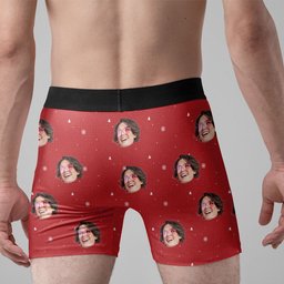 New Version Only Wife Can Jingle My Bells - Personalized Photo Men's Boxer Briefs - Gift For Husband - Photo 4