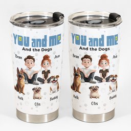 You And Me For Pet Parents - Personalized Tumbler Cup - Photo 4