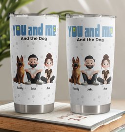 You And Me For Pet Parents - Personalized Tumbler Cup - Photo 2