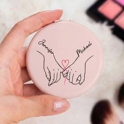 To My Wife Never Forget That I Love You - Personalized Compact Mirror - Photo 2