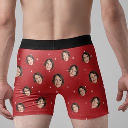 Only Wife Can Play With My Balls - Personalized Photo Men's Boxer Briefs - Gift For Husband - Photo 4