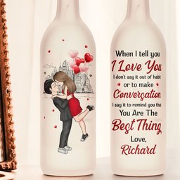 The Best Thing That Ever Happened To Me - Personalized Bottle Lamp - Photo 2