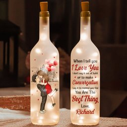 The Best Thing That Ever Happened To Me - Personalized Bottle Lamp - Photo 1