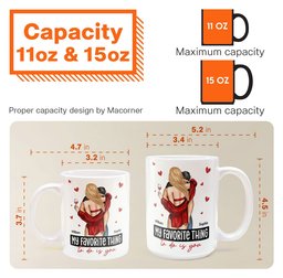 My Favorite Thing To Do Is You - Personalized Mug - Anniversary Gifts For Her, Him - Photo 8