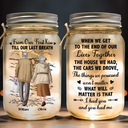 I Had You And You Had Me - Personalized Mason Jar Light - Photo 1
