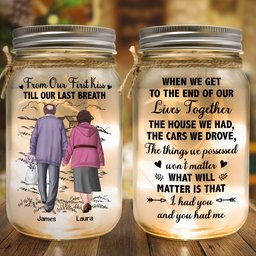 I Had You And You Had Me - Personalized Mason Jar Light - Photo 2