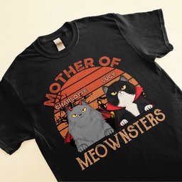 Mother Of Meownsters - Personalized Shirt - Photo 3