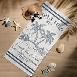 Girls Trip 2026 - Personalized Beach Towel - Photo 8