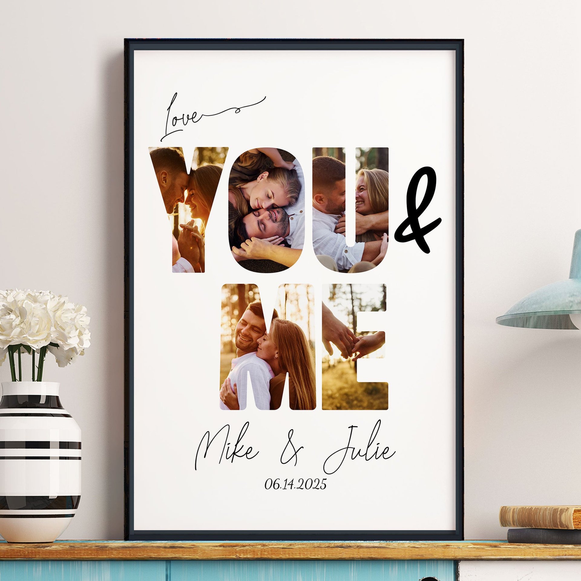 You & Me We Got This - For Couples, Anniversary, Valentine's Day Gifts - Personalized Photo Poster - Photo 1