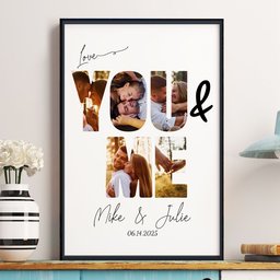 You & Me We Got This - For Couples, Anniversary, Valentine's Day Gifts - Personalized Photo Poster - Photo 1