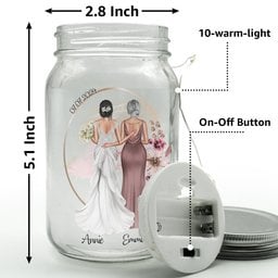Wedding Gift Mom Thank You For Every Sacrifice - Personalized Mason Jar Light - Photo 6