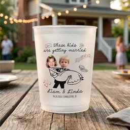 These Kids Are Getting Married Wedding Party Wedding Favors - Personalized Cups - Photo 6