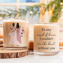Wedding Gift For Bridesmaid I Couldn't Tie The Knot - Personalized Glass Mug - Photo 2