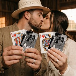 Personalized Wedding Guest Book Alternative - Custom Playing Cards Deck - Personalized Playing Cards - Photo 4