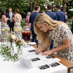 Personalized Wedding Guest Book Alternative - Custom Playing Cards Deck - Personalized Playing Cards - Photo 5