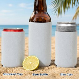 Wedding Can Cooler Favor Custom Pet Photo Sketch Line Art - Personalized Can Cooler - Photo 5