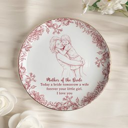 Wedding Gift For Mother Of The Bride Mother Of The Groom - Personalized Jewelry Dish - Photo 2