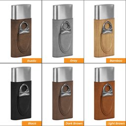 Personalized Monogram, Initial Name Wedding Gifts For Groomsmen, Best Man, Groom - Personalized Cigar Case - Photo 3