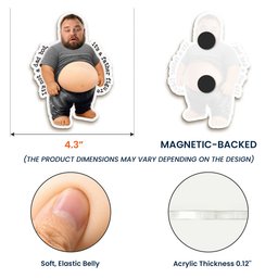 It’s Not A Dad Bod, It’s A Father Figure - Funny Father's Day Gift - Personalized Fridge Magnet - Photo 6