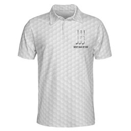 Best Dad By Par, Best Grandpa By Par - Personalized Polo Shirt - Photo 2