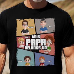 This Grandpa Belongs To - Personalized Shirt - Gift For Grandpa - Photo 2