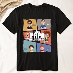 This Grandpa Belongs To - Personalized Shirt - Gift For Grandpa - Photo 1