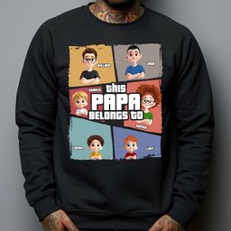 This Grandpa Belongs To - Personalized Shirt - Gift For Grandpa - Photo 4