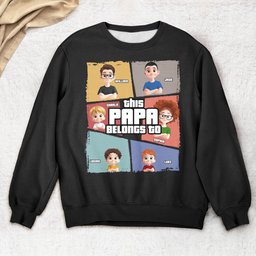 This Grandpa Belongs To - Personalized Shirt - Gift For Grandpa - Photo 3