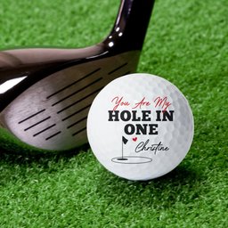 You Are My Hole In One Best Husband Boyfriend By Par Golfer - Personalized Photo Golf Ball - Photo 5