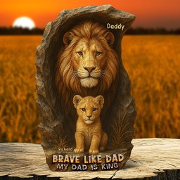 Christmas King Of The Family Plaque – Personalized Gift For Dad - Photo 3