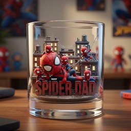Dad And His Little Heroes Glass Mug - Personalized Gifts For Dad - Photo 3