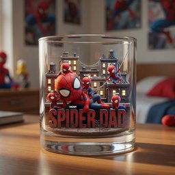 Dad And His Little Heroes Glass Mug - Personalized Gifts For Dad - Photo 2