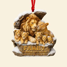 Majestic Family Christmas Ornament, Personalized Gifts For Family - Photo 4