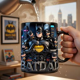 Strong Dad and Kids Magic Coffee Mug - Personalized Gifts For Dad - Photo 2