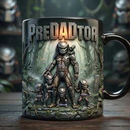 Strongest Warrior Dad And Kids Magic Mug - Personalized Gifts For Dads - Photo 2